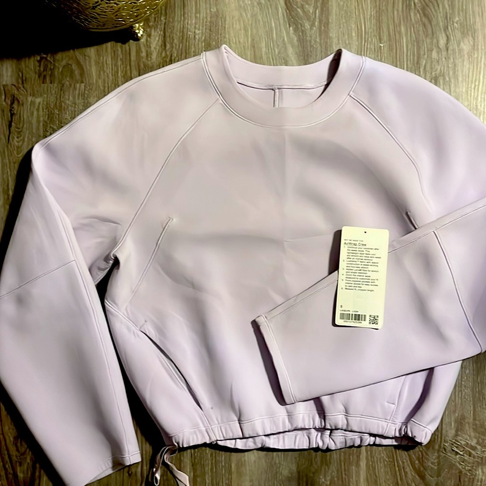 Lululemon AirWrap Crew in Lavendar Dew